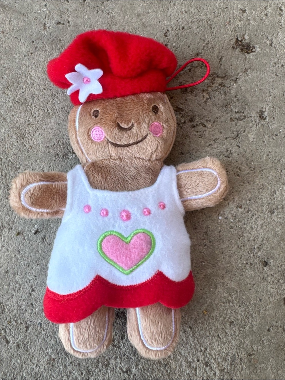 Gingerbread Plush Ornament Baker/Chef Christmas Hanging Decor